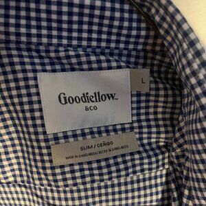 Goodfellow & CO L Long Sleeve Button Down Dress Shirt